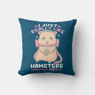 I Just Really Likes Hamsters Cushion