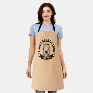 I just really love coffee apron
