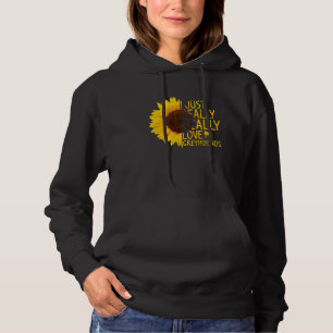 I Just Really Love Greyhounds Women Men Dog Sunfl Hoodie