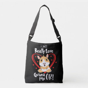 I Just Really Love Guinea Pigs Crossbody Bag