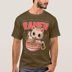 I Just Really Love Ramen Anime Cat Noodles T-Shirt