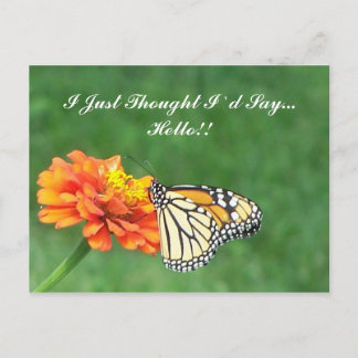 I Just Thought I`d Say... Hello!! Postcard