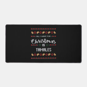 I Just Want To Bake Stuff And Watch Christmas Desk Mat