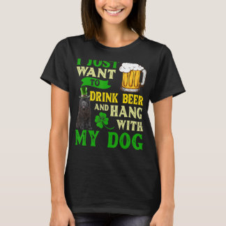 I Just Want To Drink Beer And Hang With My Chow Ch T-Shirt