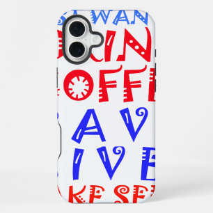 I Just want to drink coffee iPhone 16 Plus Case