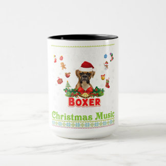 I Just Want To Hug My Boxer Dog  Xmas Gift Mug