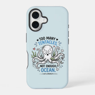 I Just Want to Hug the Ocean – Cute Sea Turtle iPhone 16 Case