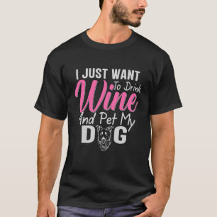 I Just Want To Pet All The Dogs Life Goal Pet All  T-Shirt