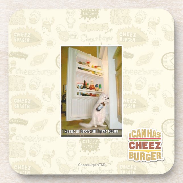 I keepz ur beerz coaster (Front)