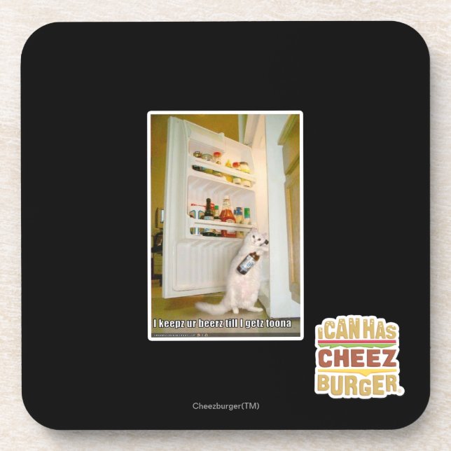 I keepz ur beerz coaster (Front)