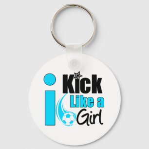 I Kick Like A Girl Key Ring