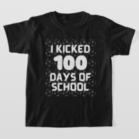 I Kicked 100 Days Of School soccer ball 