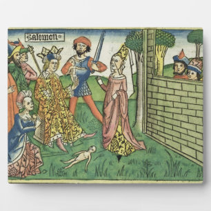 I Kings 3 16-28 Judgement of Solomon, from the 'Nu Plaque