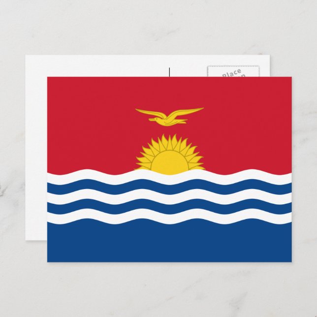 I-Kiribati Flag, Flag of Kiribati  Postcard (Front/Back)