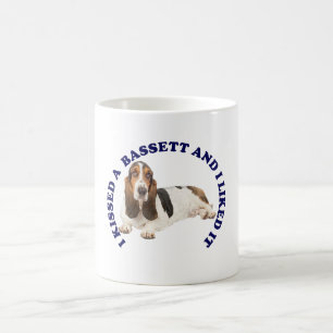 I Kissed a Bassett Hound Coffee Mug