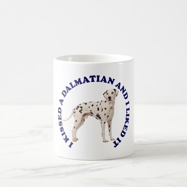 I Kissed a Dalmatian Coffee Mug (Center)