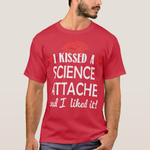 I Kissed a Science Attache Design Married Dating A T-Shirt