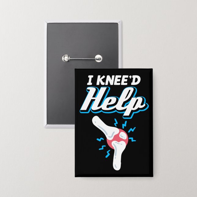 I Kneed Help Knee Replacement Surgery Joint New Kn (Front/Back)