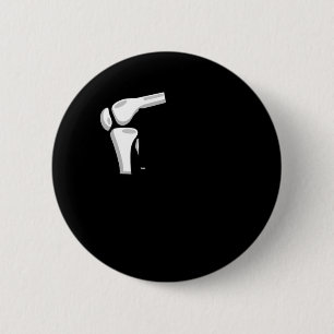 I Kneed Help Surgery Replacement Bionic Knee Club 6 Cm Round Badge