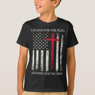 I Kneel For The Cross Shirt For Independence Day