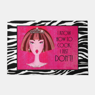 "I Know How to Cook...I Just Don't!" Doormat