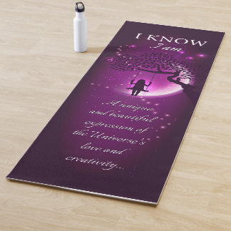 I Know I Am Affirmations Yoga Mat - 10