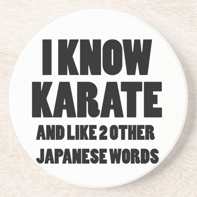 I know karate coaster (Front)