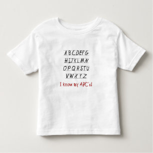 I Know My ABCs Toddler T-Shirt