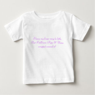 I know my finger may be little, But I still hav... Baby T-Shirt