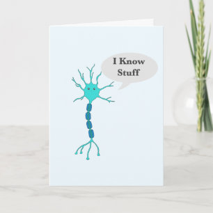 I Know Stuff Neuron Card