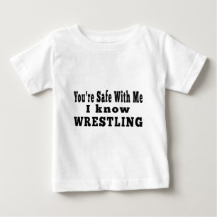 I know Wrestling Baby T-Shirt