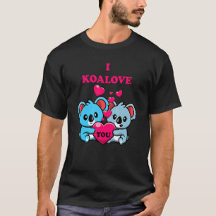 I Koalove You Koala  Two Koalas And Heart Cute Ani T-Shirt