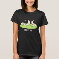 I Larvae You Funny Larvae Love Pun Dark BG