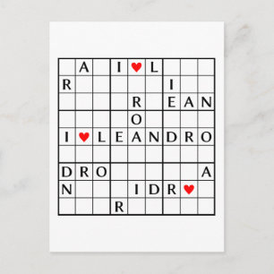 I♥LEANDRO POSTCARD