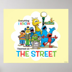 I learned on THE STREET Poster
