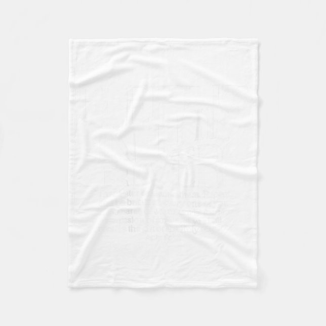 I Left It in The River Acts 2_38 Baptism on Back Fleece Blanket (Front)