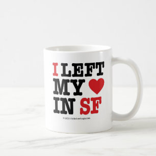 I Left My Heart Coffee Mug