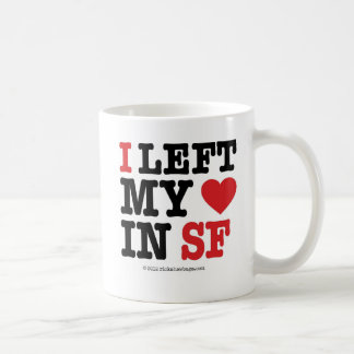 I Left My Heart Coffee Mug