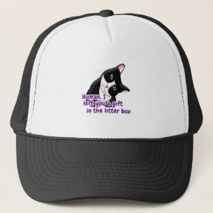 I left You a Gift Cat Trucker Hat