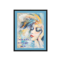 I Let My Wisdom Guide Me Stretched Canvas Print