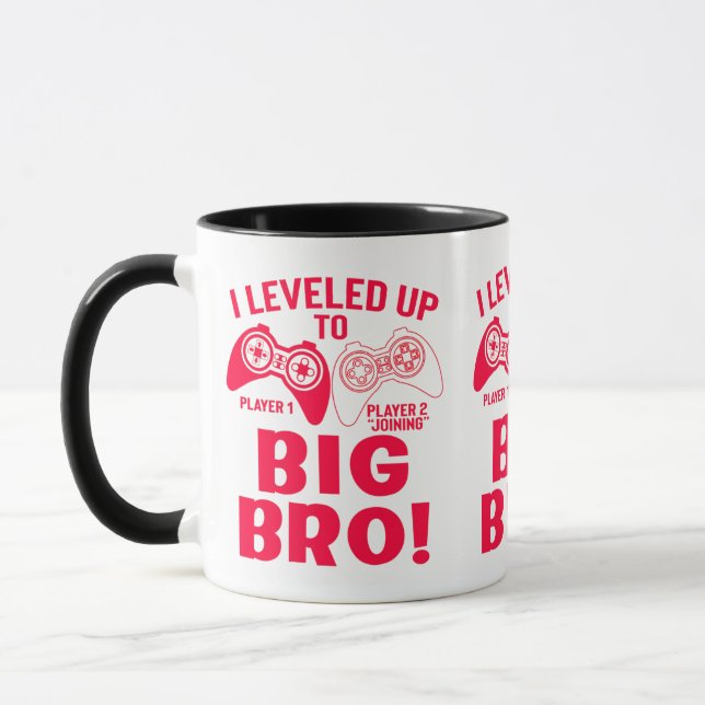 "I LEVELED UP TO BIG BRO! MUG (Left)