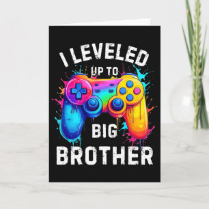 I Leveled Up To Big Brother Funny Gamer Splash Art Card