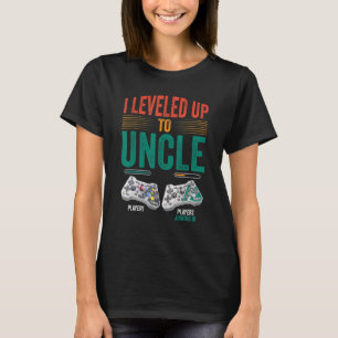 I Leveled Up To Uncle 2023 New Uncle Gamer Promote T-Shirt