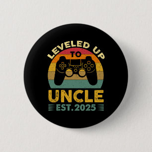 I Leveled Up To Uncle 2025 I'm Going To Be Uncle 2 6 Cm Round Badge