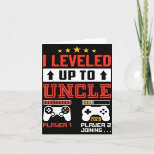 I Leveled Up To Uncle 2026 I'm Going To Be Uncle 2 Card