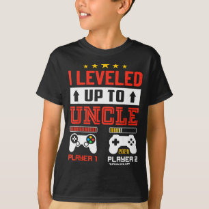 I Leveled Up To Uncle 2026 I'm Going To Be Uncle 2 T-Shirt