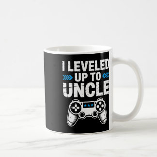 I Leveled Up To Uncle Gamer Gaming Pregnancy Annou Coffee Mug