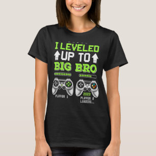 I Levelled Up To Big Bro 2023 Soon To Be Brother T-Shirt