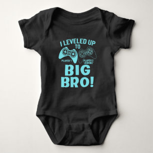 I Levelled Up To Big Bro Baby Bodysuit