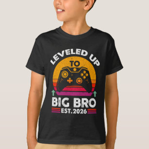 I Levelled Up To Big Brother 2026 Funny Big Bro An T-Shirt